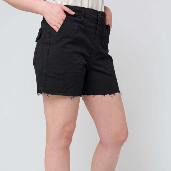 NWT AMO Sybil Military Shorts Black 29 - Picture 1 of 4